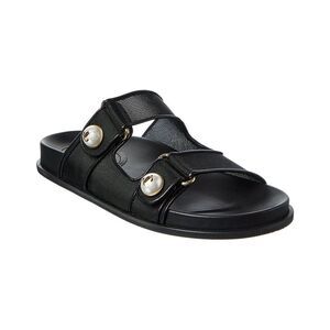 Jimmy Choo Fayence Mesh & Leather Sandal